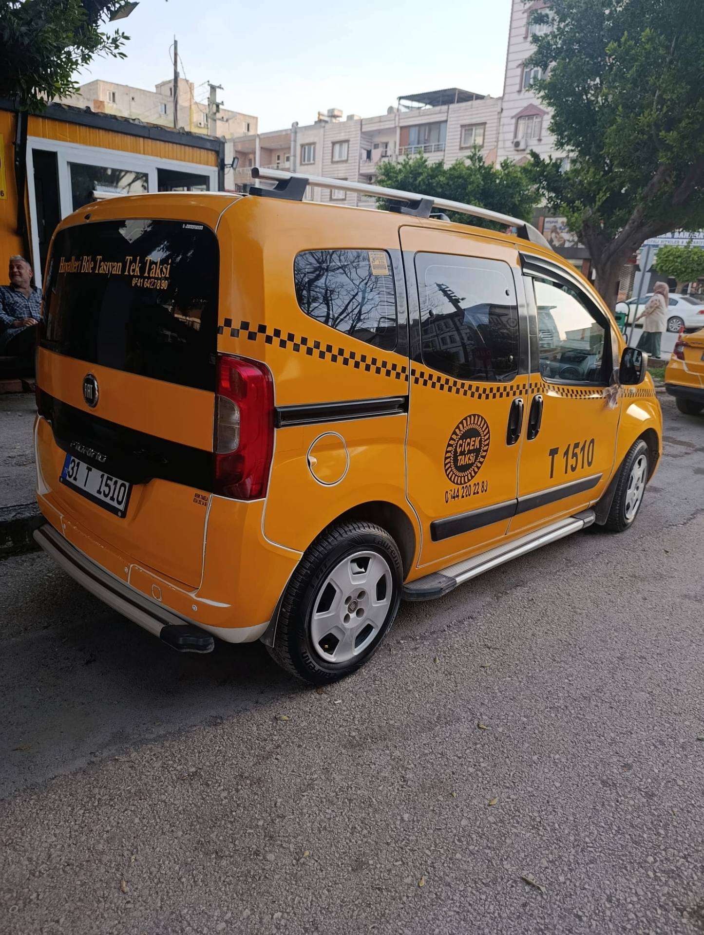 Payas Rotasız Taksi sarı ticari taksi aracı